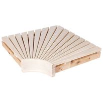 Lauteiden kulmaelementti Jokiwood, haapa, 140x400mm, eri pituuksia