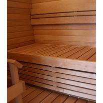 Laudepaketti Jokiwood IISI+, leppä, sis. ylä- ja alalaude, väliritilä, selkänoja, kiuaskaide, jakkara ja kannatinpuut