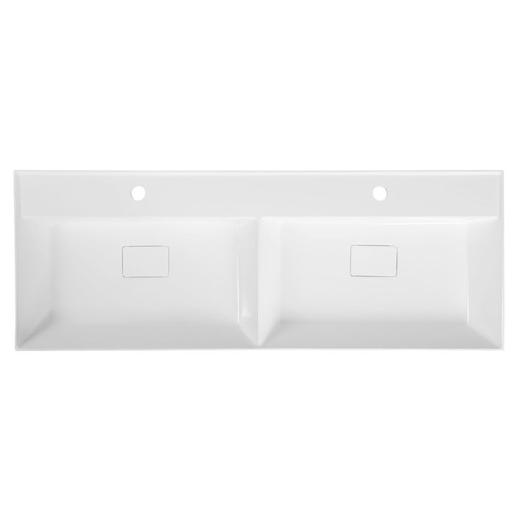 Pesuallas Interia Godiva 1190 x 440 mm kaksialtainen kivi valkoinen
