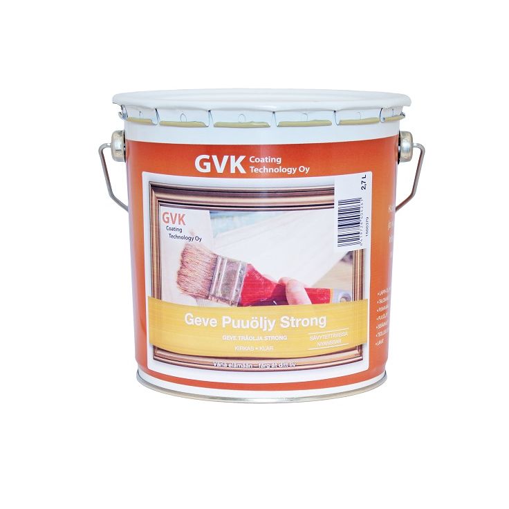 Puuöljy Geve Strong, 2,7L, kirkas