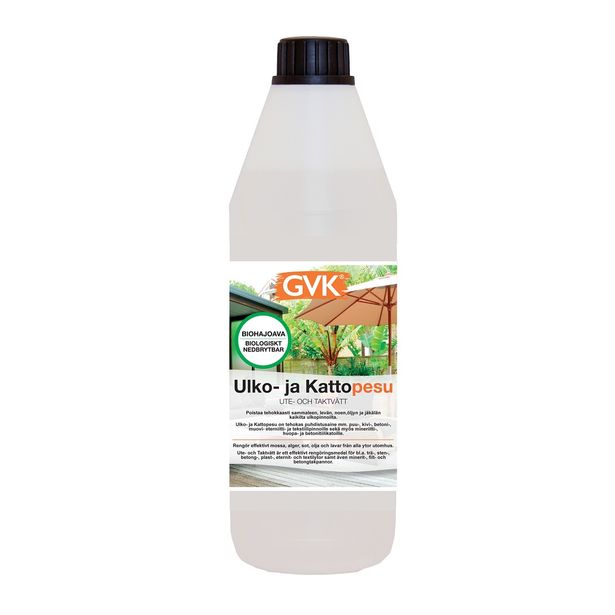 Ulko- ja kattopesu GVK, 1L