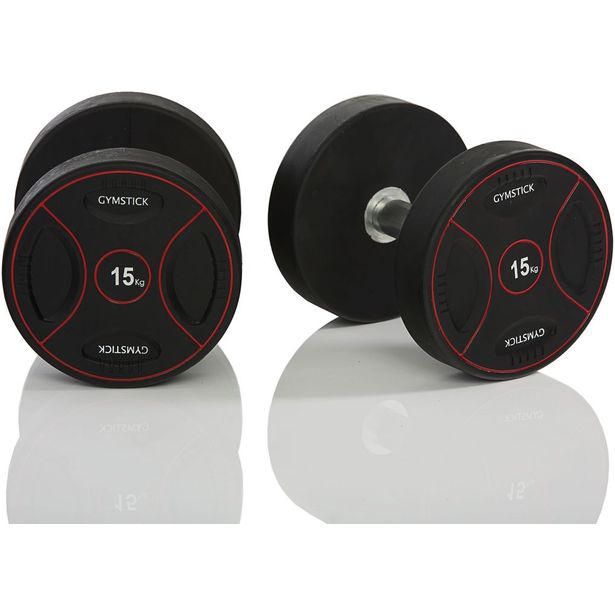 Käsipainot Gymstick Pro, PU, 2 x 25kg