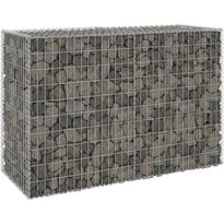 Gabion-kivikori kansilla galvanoitu teräs 150x60x100 cm