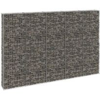 Gabion-kivikori kansilla galvanoitu teräs 300x30x200 cm