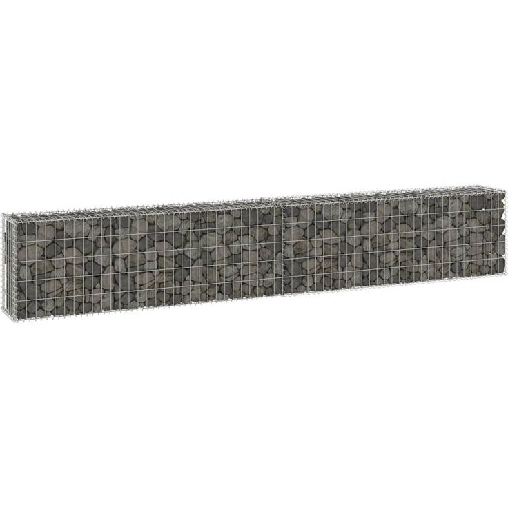 Gabion kivikori kansilla galvanoitu teräs 300x30x50 cm