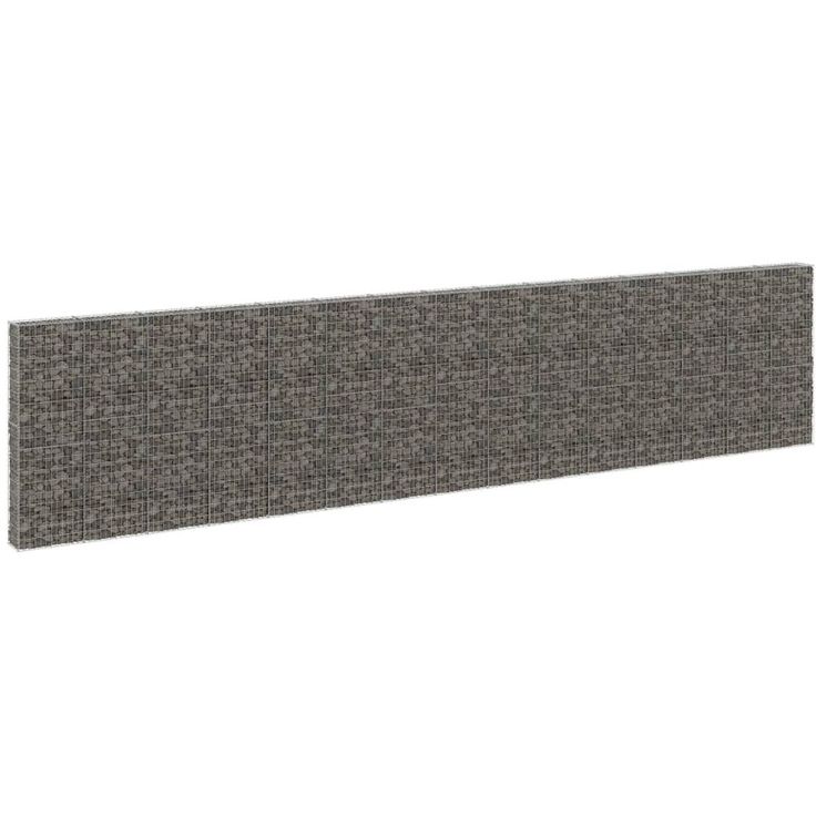 Gabion kivikori kansilla galvanoitu teräs 900x30x200 cm