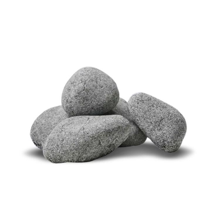 Kiuaskivet Huum, oliviinidiabaasi, pyöristetty, 3-5 cm, 15kg 