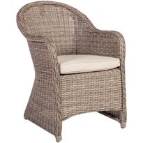 Nojatuoli Home4you Toscana, hiekka/beige