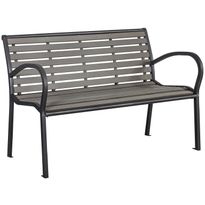 Penkki Home4you Viola, 120cm, musta/harmaa, Verkkokaupan poistotuote