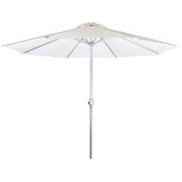 Aurinkovarjo Home4you Bahama, Ø270cm, valkoinen
