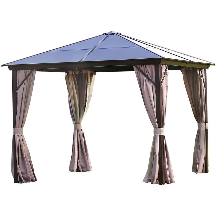 Paviljonki Home4you Sunset, 3x3m, beige/ruskea