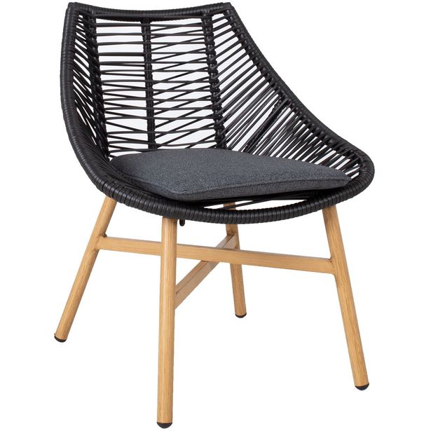 Tuoli Home4you Helsinki 2kpl, musta