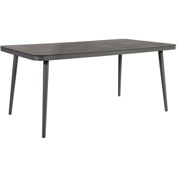 Pöytä Home4you Andros, 180x90cm, harmaa