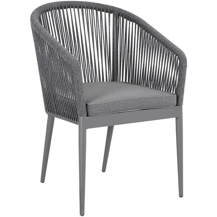 Nojatuoli Home4you Ecco 2kpl, harmaa