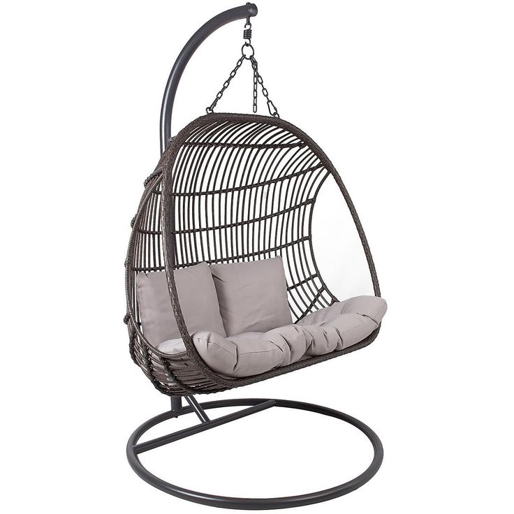 Riipputuoli Home4you Chestnut, 2-istuttava, ruskea