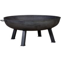 Tulisija Home4you Warm Seeker, 100cm, harmaa