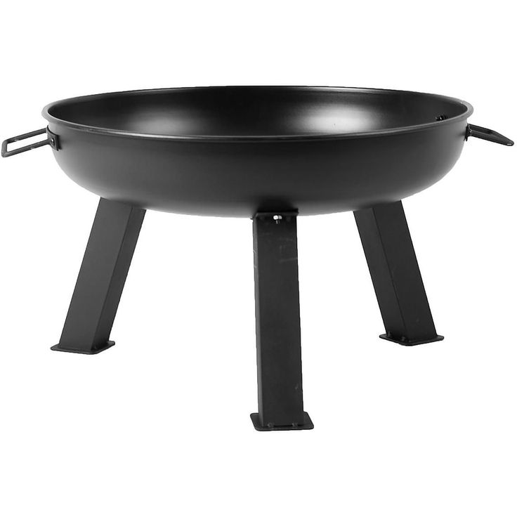 Tulisija Home4you Warm Seeker Ø 55 cm musta