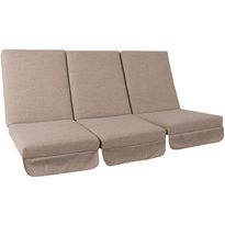 Pihakeinun pehmusteet Home4you Montreal, 3 kpl, beige