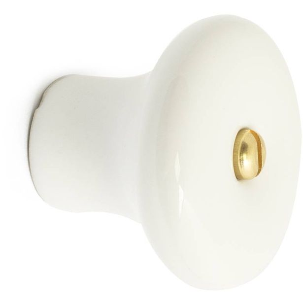 Nuppivedin Habo Carlos, Ø36mm, valkoinen