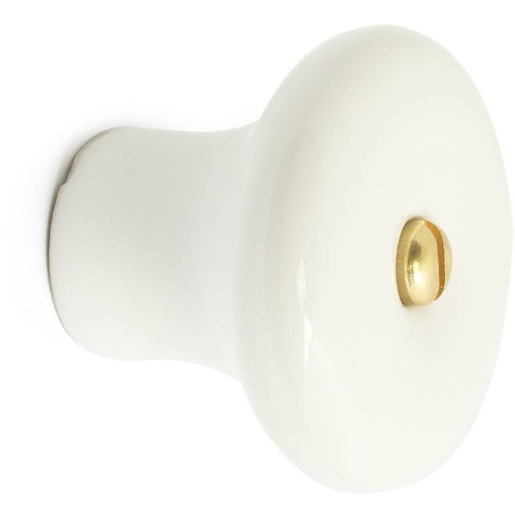 Nuppivedin Habo Carlos, Ø36mm, valkoinen