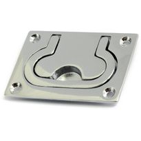 Lattialuukun vedin Habo 1129, 77x54mm, kromi