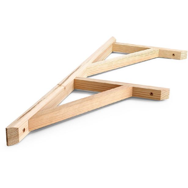 Hyllynkannatin Habo Tupla 400, 250x760mm, mänty