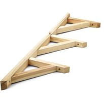 Hyllynkannatin Habo Tripla 400, 180x740mm, mänty