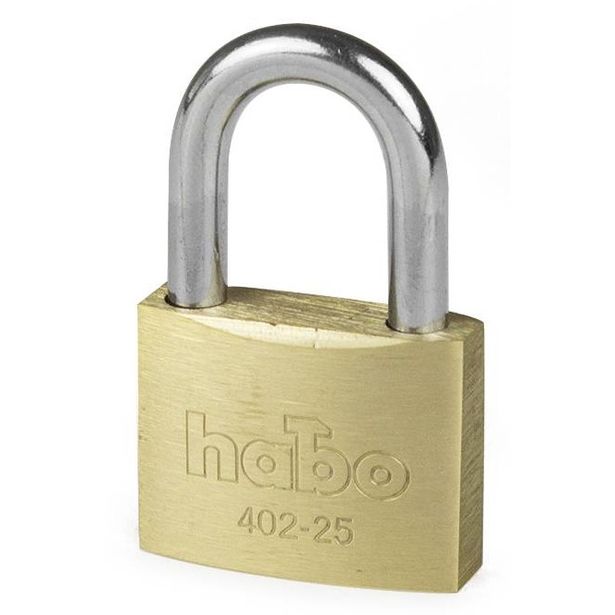 Riippulukko Habo 402-25, 25mm, messinki