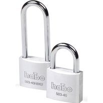 Riippulukko Habo 503-40 + 503-40HB62, alumiini, 2kpl