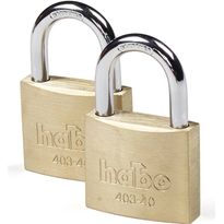 Riippulukko Habo 403-40, 40mm, messinki, 2kpl