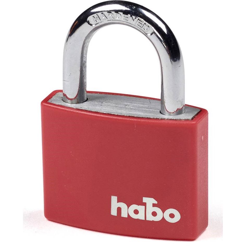 Riippulukko Habo 703-40, punainen