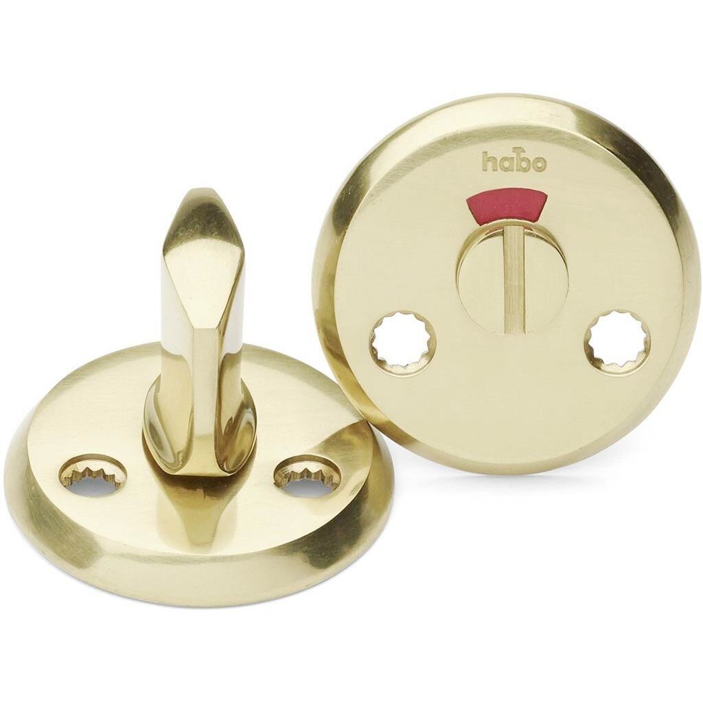 Wc-vääntönuppi Habo A262, kiillotettu messinki