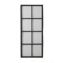 Ovi Habo Cube, 1000x2133x28mm, musta/lasi