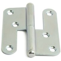 Nostosarana Habo 1222, 85x72mm, vasen, sähkösinkitty, 2 kpl