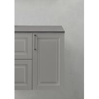 Allaskaapin sivumoduuli Hafa Grace, 300x535mm, push open, harmaa