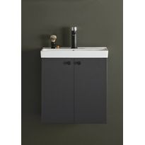 Allaskaappi altaalla Hafa Neat, 560x550mm, 2 ovea, antrasiitti