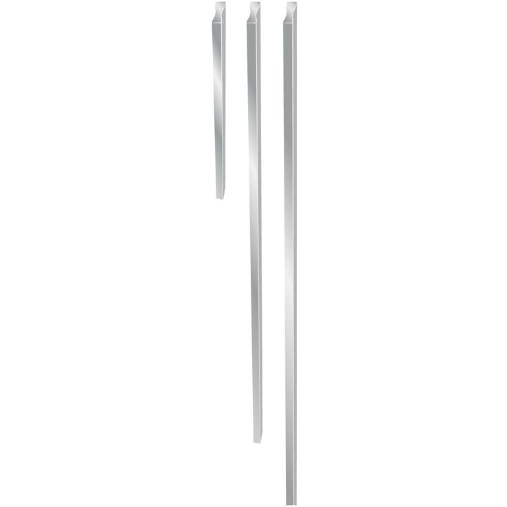Laatikon vedin Hafa Edge, 215mm, profiili kromi