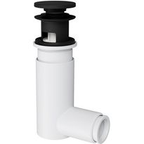 Viemärisarja Hafa Easy Clean, pohjaventtiilillä, musta