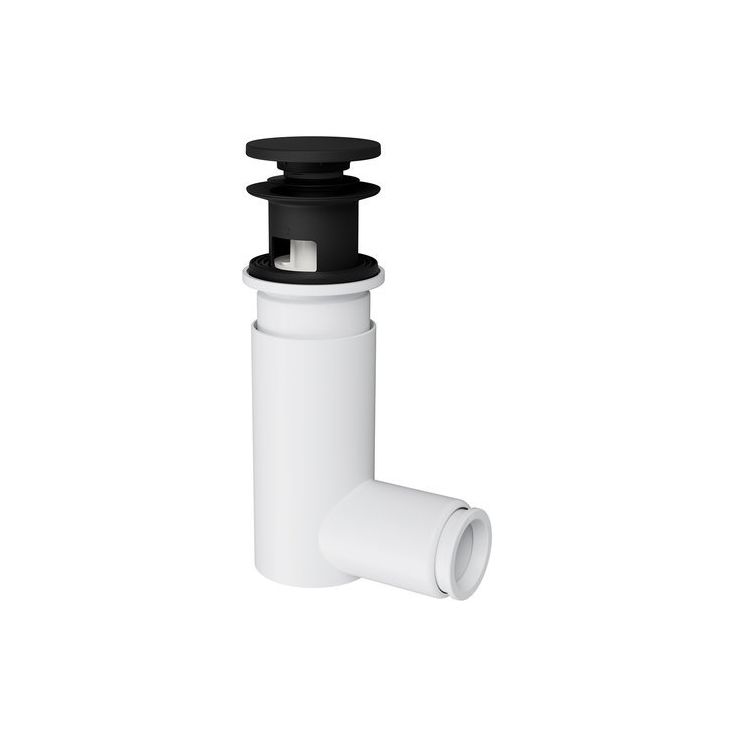 Viemärisarja Hafa Easy Clean, pohjaventtiilillä, musta