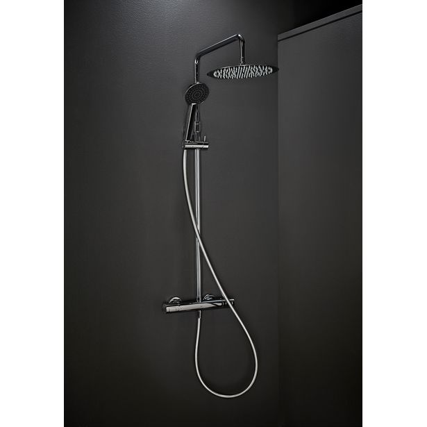 Sadesuihkusetti Hafa Mix Slim Round, 150cc, kromi