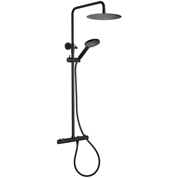 Suihkusetti Hafa Fine, cc150, Ø250 mm sadesuihkupää, musta