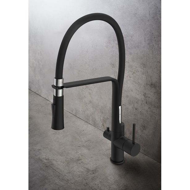 Keittiöhana Hafa Verge, APK-liitäntä, musta