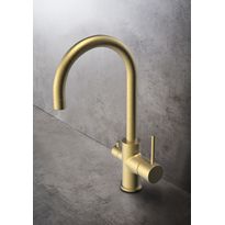 Keittiöhana Hafa Bow, APK-liitäntä, messinki, Verkkokaupan poistotuote