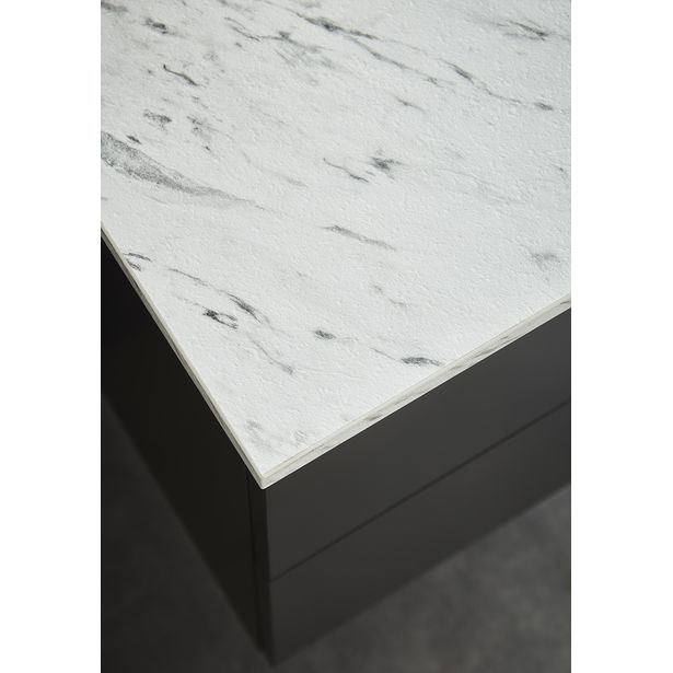 Pöytätaso Hafa On Top, 1000 mm, valkoinen marmori