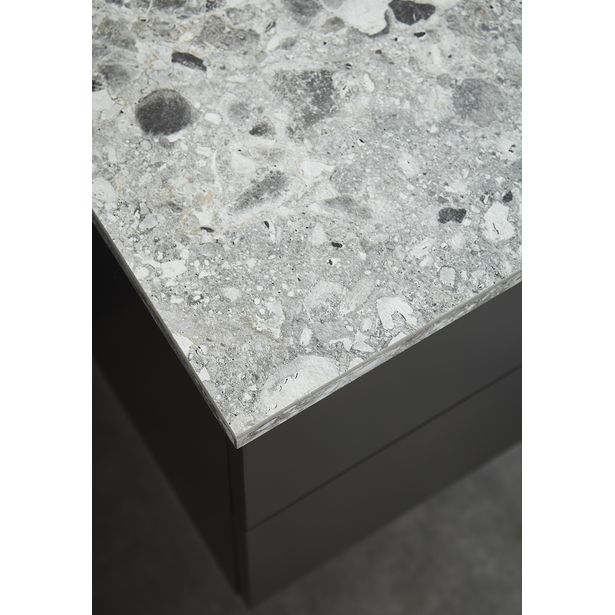 Pöytätaso Hafa On Top, 600 mm, harmaa terrazzo