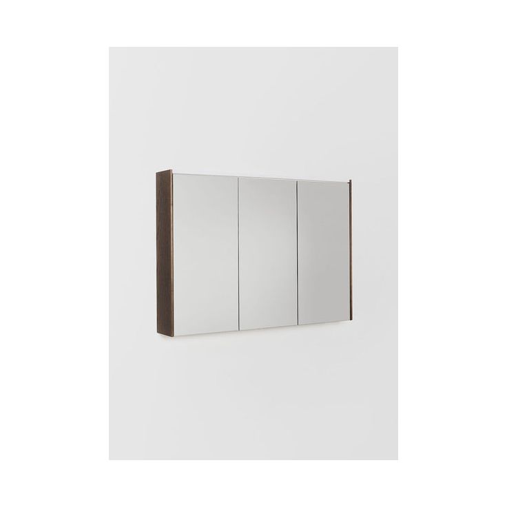 Peilikaappi LED-valolla Hafa Shift, 1000x146mm, pistorasia oikea, savu tammi