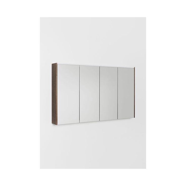 Peilikaappi LED-valolla Hafa Shift, 1180x146mm, pistorasia oikea, savu tammi