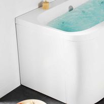 Päätylevy Hafa Aqua 160Sq -kylpyammeelle, valkoinen