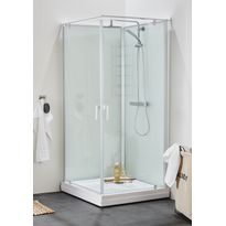 Suihkukaappi Hafa Breeze Deluxe Square, 80x80, Verkkokaupan poistotuote
