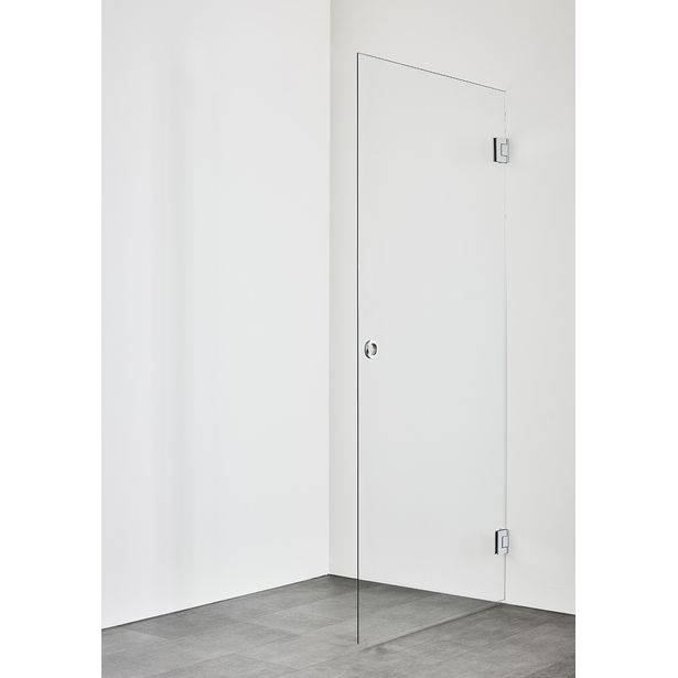 Suihkuovi Hafa Infinity 100, kirkas lasi, kromiprofiili